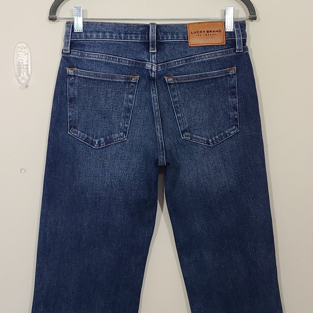 Lucky Brand Women's Mid Rise Crop Wide Leg Jean - Picture 5 of 12